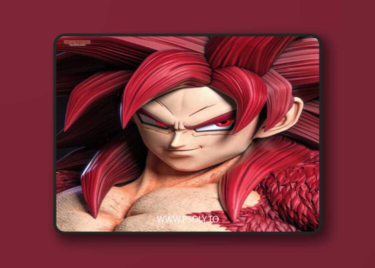 Tanuki Figures – Goku SSJ 4 Daima – 3D Print Model STL 1 Tanuki Figures – Goku SSJ 4 Daima – 3D Print Model STL