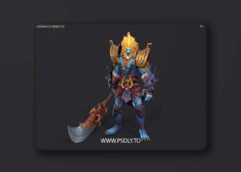 The Lion King Low-poly 3D Model