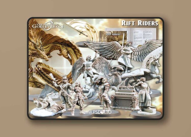 The Printing Goes Ever On – Rift Riders January 2025 – 3D Print Model STL 1 The Printing Goes Ever On – Rift Riders January 2025 – 3D Print Model STL