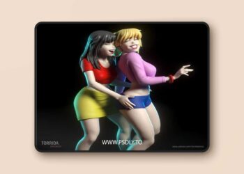 Torrida Minis – Betty and Veronica – 3D Print Model STL