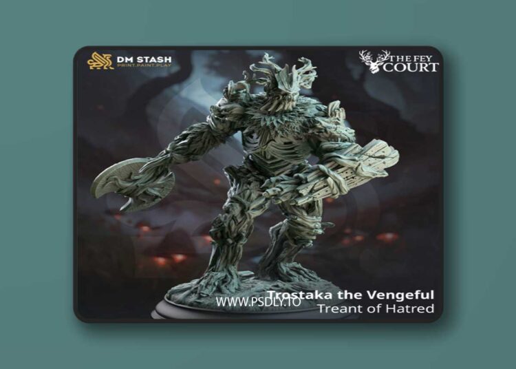 Trostaka the Vengeful – Treant of Hatred – 3D Print Model 1 Trostaka the Vengeful – Treant of Hatred – 3D Print Model