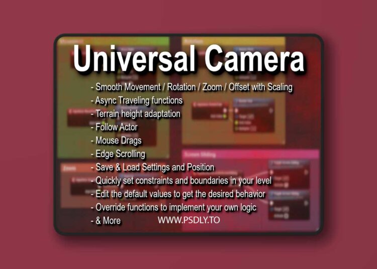 Universal Camera v2.19 (5.6 - 5.5) for Unreal Engine 1 Universal Camera v2.19 (5.6 - 5.5)
