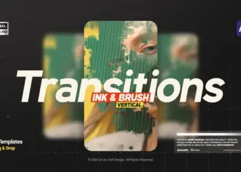 Vertical Ink & Brush Transitions