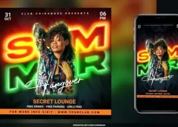 Night Club Flyer Stories v16