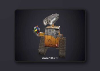 Walle Low-poly 3D Model