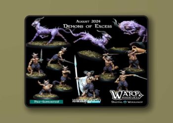 Warp Miniatures – Demons of Excess Pack – 3D Print Model STL
