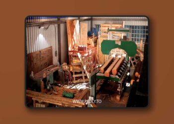 Woodworking Workshop Environment / Woodworking Craftman Craft Interior Carpenter