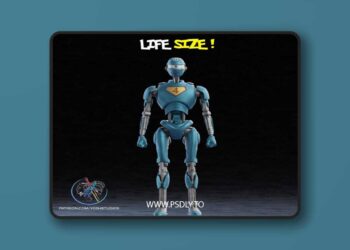 Yosh Studios – Life Size Superman Robot – 3D Print Model