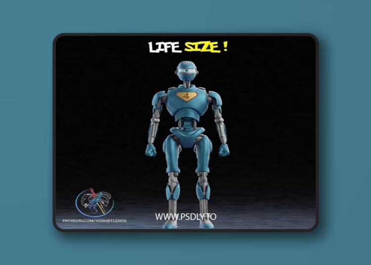 Yosh Studios – Life Size Superman Robot – 3D Print Model 1 Yosh Studios – Life Size Superman Robot – 3D Print Model