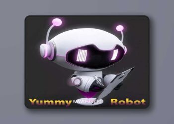 Yummy Robot Low-poly 3D Model