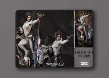 ZEZ Studios – Princess Leia – 3D Print Model