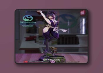 3Dmoonn – Yuzuriha – Hell’s Paradise – 3D Print Model STL
