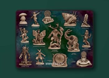 Artificers Mini – Tales of Arcanwoods – Full Pack – 3D Print Model