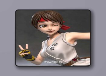 Azerama – King of Fighters – Yuri – 3D Print