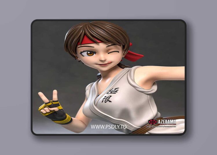 Azerama – King of Fighters – Yuri – 3D Print 1 Azerama – King of Fighters – Yuri – 3D Print