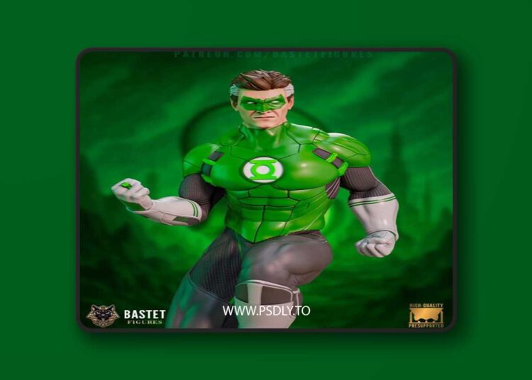 Bastet Figures – Green Lantern – DC Comics – 3D Print Model STL 1 Bastet Figures – Green Lantern – DC Comics – 3D Print Model STL