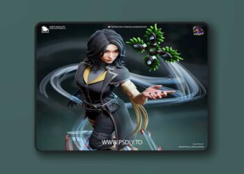 Bulkamancer Sculpts – Lune – Clair Obscur – Expedition 33 – 3D Print Model STL