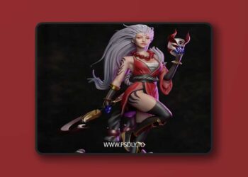 CA 3D Studios – Blood Moon Diana – 3D Print Model STL