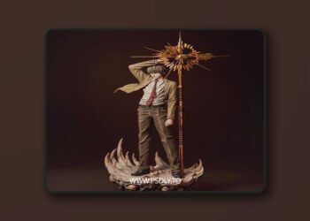 CA 3D Studios – Light Yagami – 3D Print Model STL