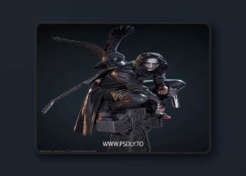 CA 3D Studios – The Crow – 3D Print Model STL