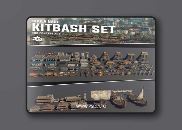 CHOLA NADU – Kitbash Set 1 CHOLA NADU – Kitbash Set
