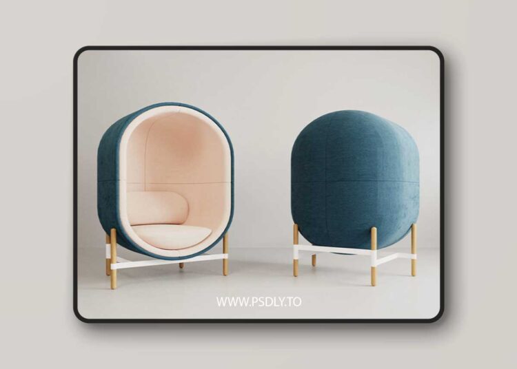 Capsule chair sofa – 3D Model 1 Capsule chair sofa – 3D Model