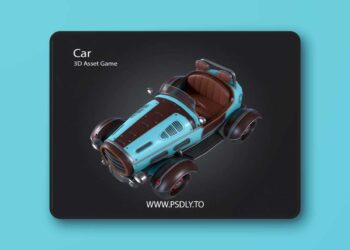 Car V1 Low-poly 3D Model
