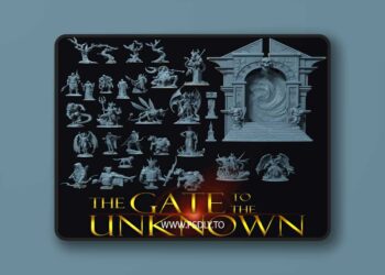 Claymore Miniatures – The Gate to the Unknown – 3D Print Model