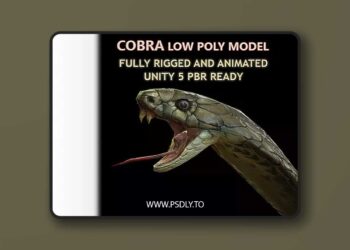 Cobra Rigged, Animated and Textured v2.0