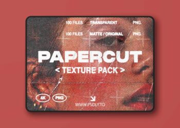 CreativeMarket - PAPERCUT [Texture Pack] - 7351791