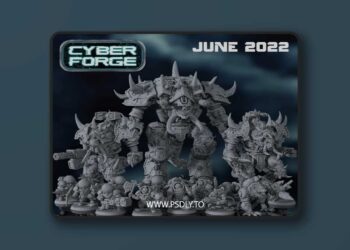 Cyber Forge – June 22 – Galactic Mining League – 3D Print Model