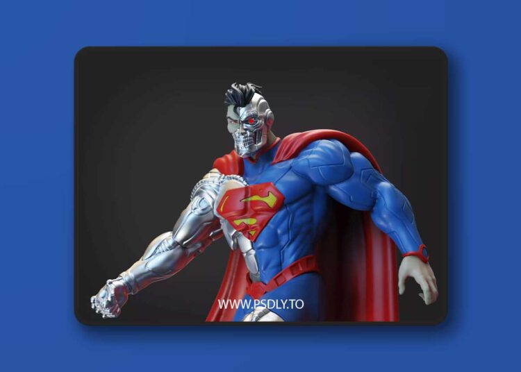 Cyborg Superman – 3D Print Model 1 Cyborg Superman – 3D Print Model