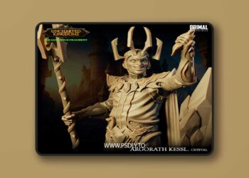 Dark Wizard – Argorath Kessl – 3D Print Model