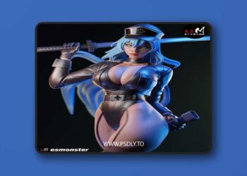 E.S Monster – Esdeath – Akame Ga Kill – 3D Print Model STL