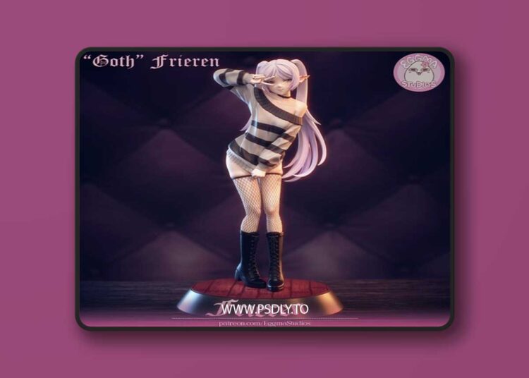 EggmaStudios – Frieren – Sousou No Frieren – 3D Print Model STL 1 EggmaStudios – Frieren – Sousou No Frieren – 3D Print Model STL