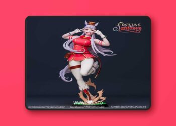 Freyas Fantasy – Gold Ship – 3D Print Model STL