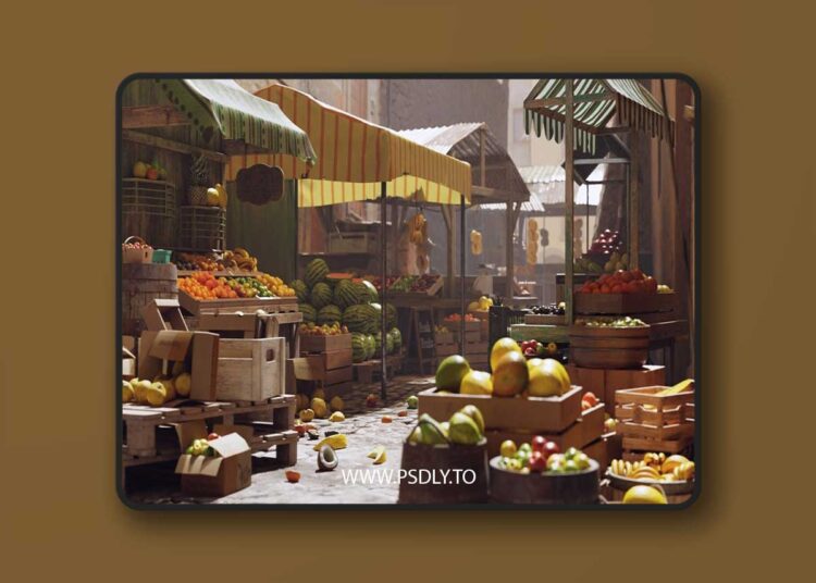 Fruit Market for Unreal Engine 1 Fruit Market