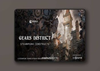 Gears District – Steampunk Constructs