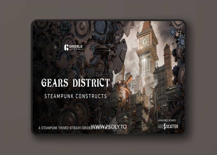 Gears District – Steampunk Constructs 1 Gears District – Steampunk Constructs