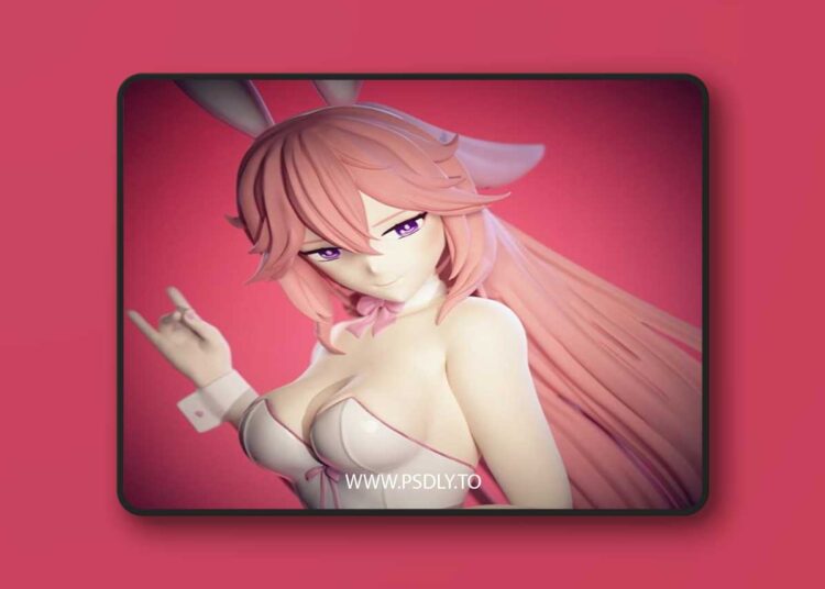 Genshin Impact – Bunny Yae Miko – EggmaStudios – 3D Print Model STL 1 Genshin Impact – Bunny Yae Miko – EggmaStudios – 3D Print Model STL