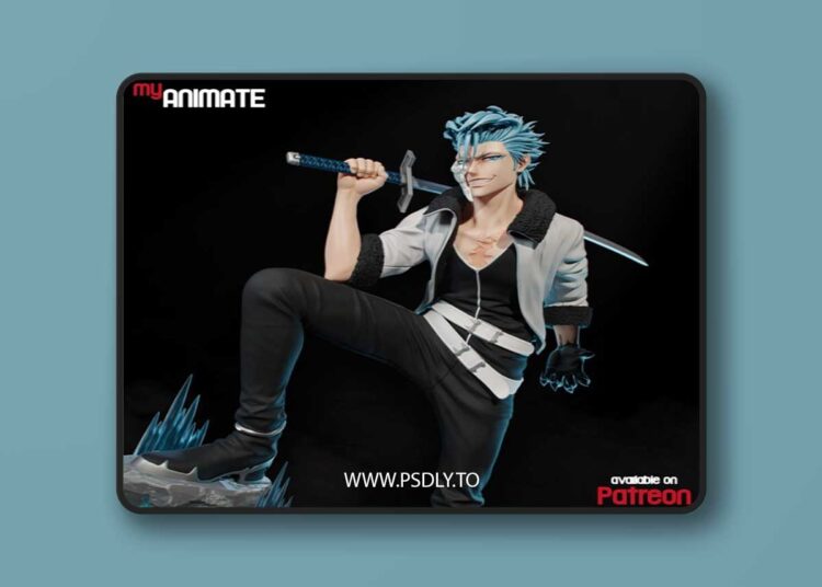 Grimmjow – 3D Print Model 1 Grimmjow – 3D Print Model