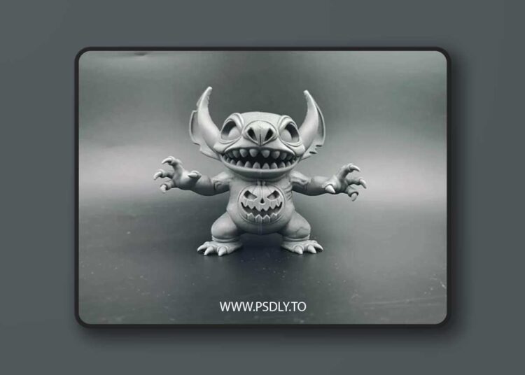 Halloween Stitch – 3D Print Model 1 Halloween Stitch – 3D Print Model
