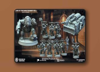 Immaterium God Miniatures – Heirs of the Dark Foundry Vol. I – 3D Print Model