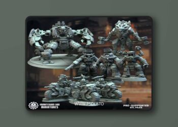 Immaterium God Miniatures – Heirs of the Dark Foundry Vol. II – 3D Print Model