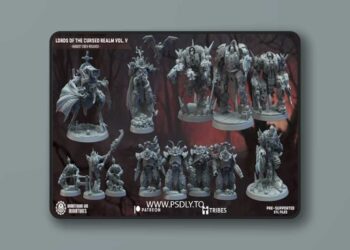 Immaterium God Miniatures – Lords of the Cursed Realm Vol. V – 3D Print Model