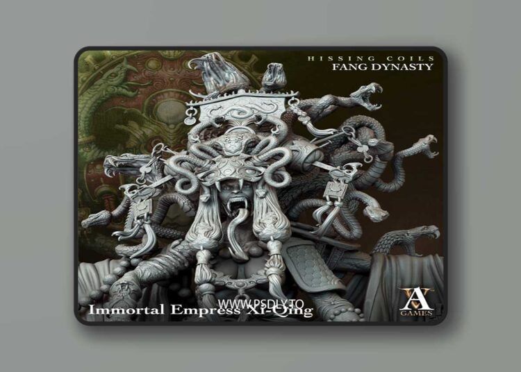 Immortal Empress Xi-Qing and Bust – 3D Print Model 1 Immortal Empress Xi-Qing and Bust – 3D Print Model