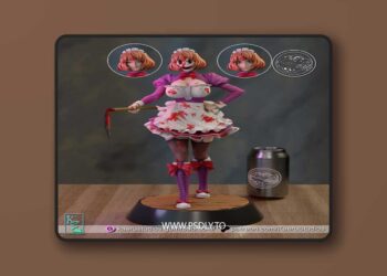 Kaeru Studios – Maid – Tenkuu Shinpan – 3D Print Model