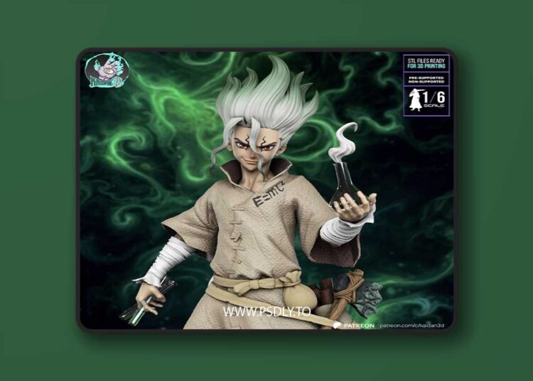 Kaidan – Senku Ishigami 3D Print 1 Kaidan – Senku Ishigami 3D Print