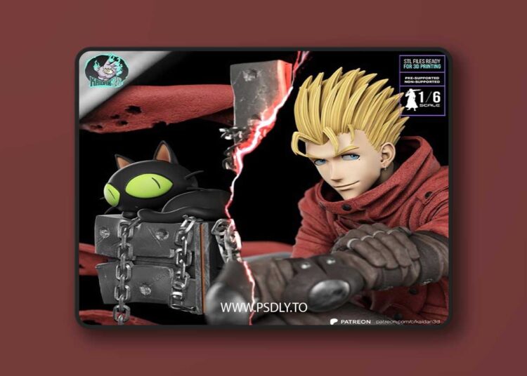 Kaidan – Vash the Stampede 3D Print 1 Kaidan – Vash the Stampede 3D Print