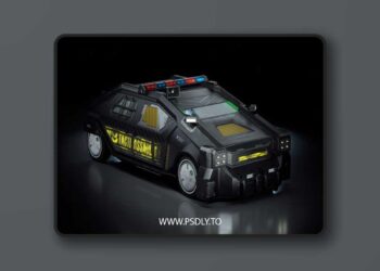 Kitbash3D – CyberPunk Vehicle